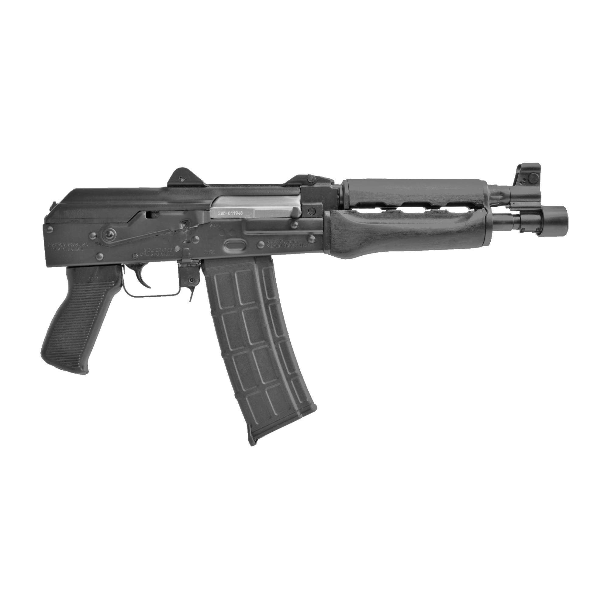 Zastava ZPAP85 AK 10″ 5.56 NATO 30rd – Black