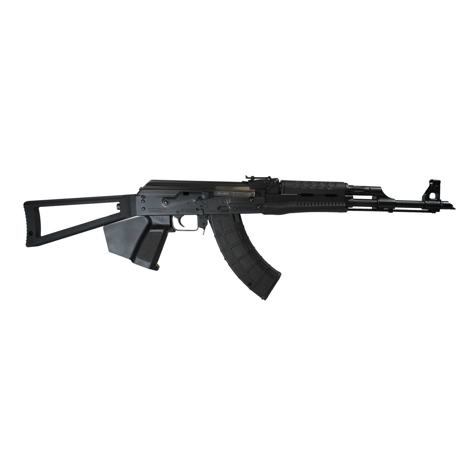 Zastava ZPAPM70 AK 16.3″ 7.62×39 10rd – Black