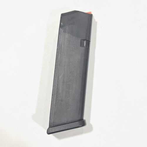 Glock 17/34 9mm Magazine 17 Rounds – New Baseplates + Orange Follower (Used)